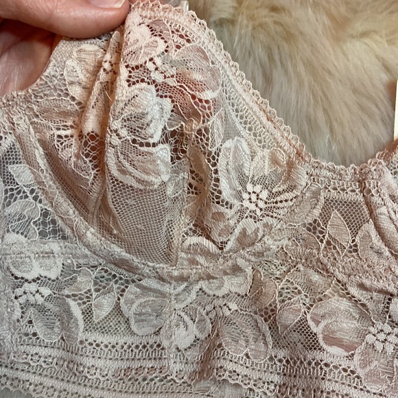 NWT intimately free people Sorento Demi Longline Bra sweet nothings sz 36C - Picture 8 of 12